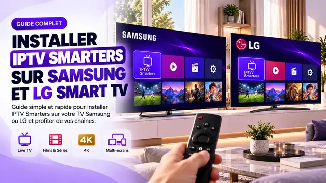 Illustration de l'article : Comment installer un code IPTV sur Smart TV Samsung, LG et Fire TV ?